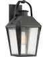 Carriage Large 1-light Outdoor Wall Light Mottled Black