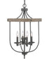 Gulliver 4-Light Foyer Graphite