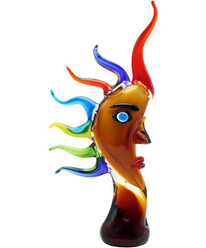 Rainbow Arcus Handcrafted Art Glass Sculpture
