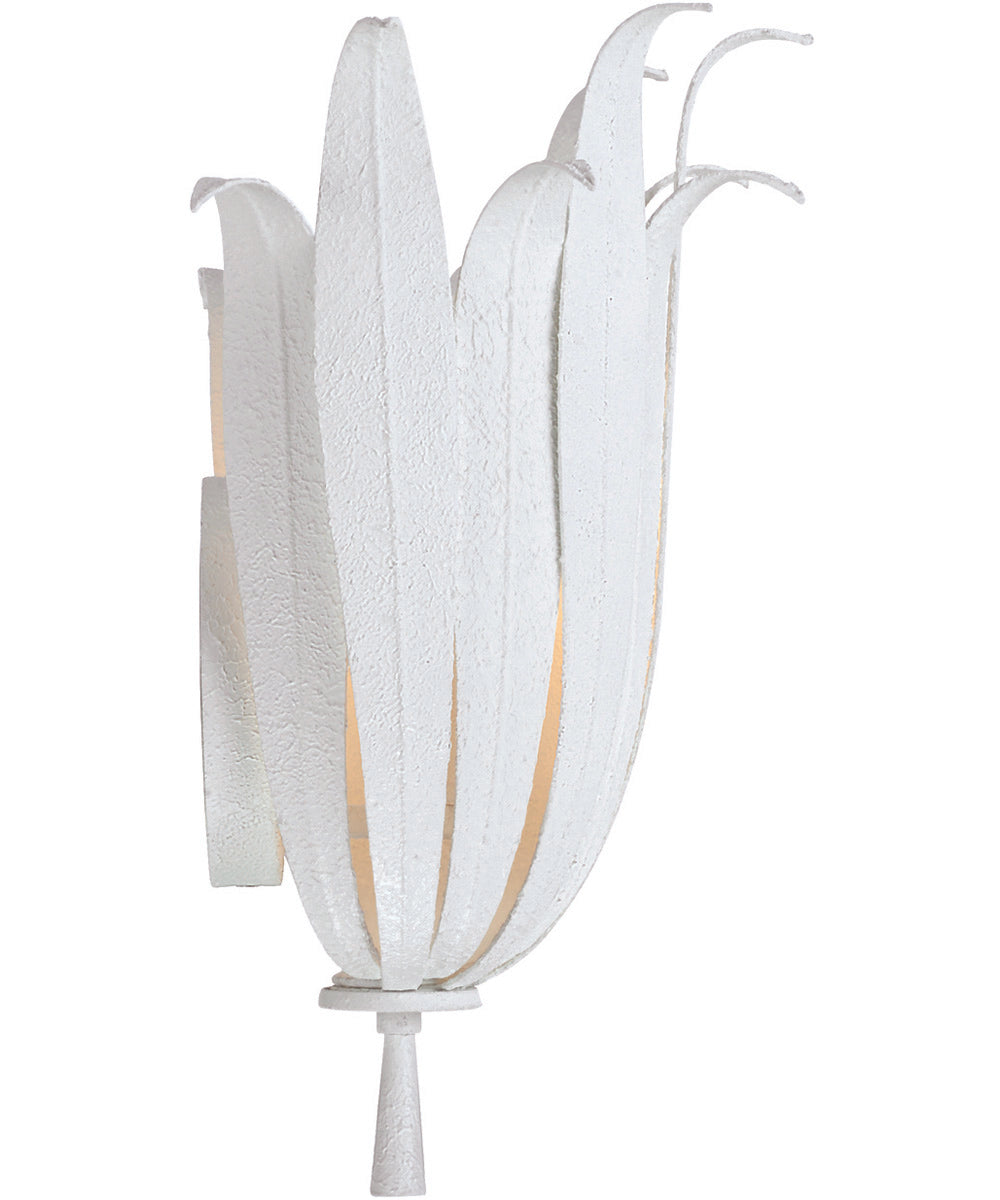 Eden 1-Light Sconce Textured White