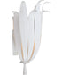 Eden 1-Light Sconce Textured White