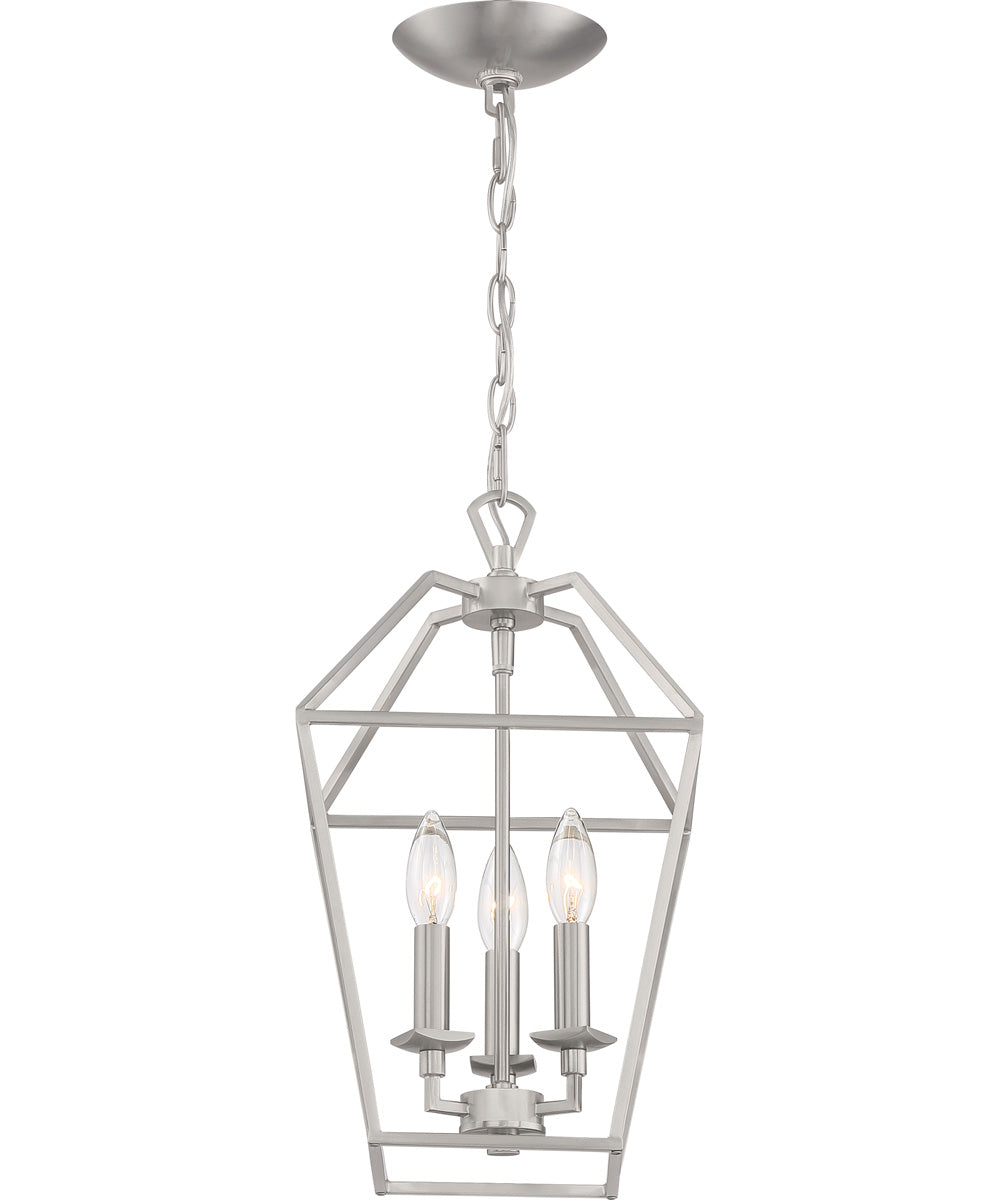 Aviary 3-light Pendant Brushed Nickel