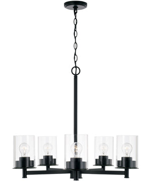 Mason 5-Light Chandelier Matte Black