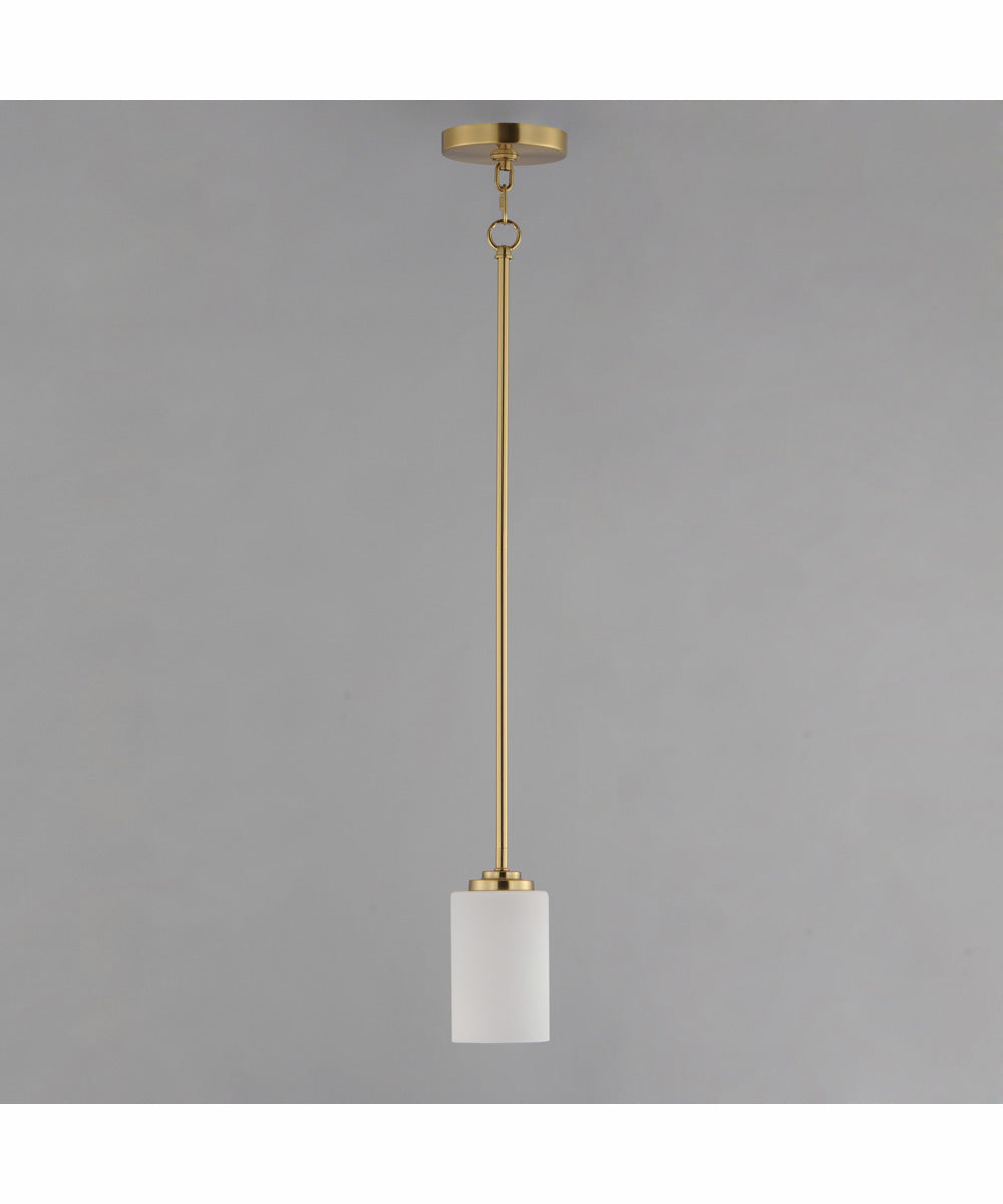 Deven 1-Light Mini Pendant Satin Brass