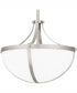 Antebellum Large 2-light Pendant Brushed Nickel