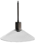 Chaness Glass Pendant Light (1/CN) Clear/Black
