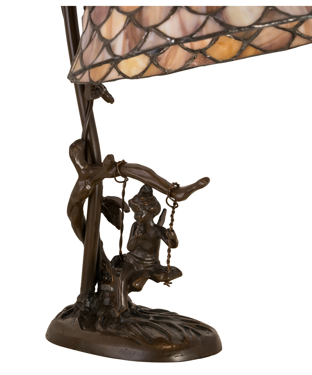 16"H Tiffany Fishscale Accent Lamp