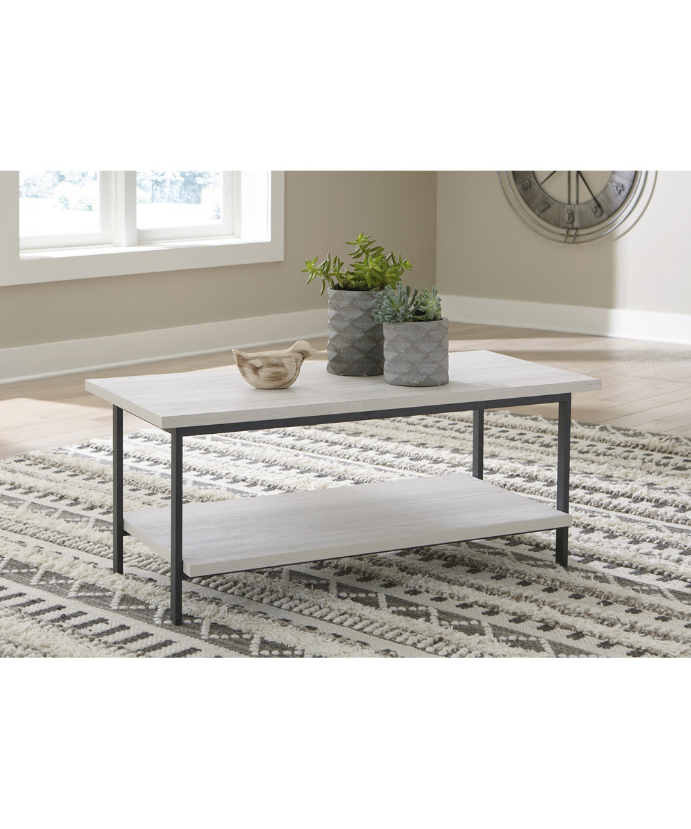 Bayflynn Rectangular Cocktail Table Whitewash