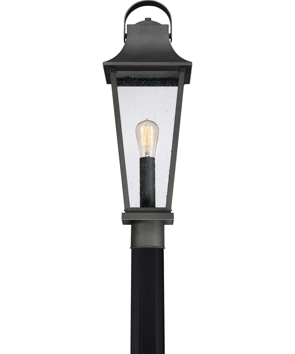 Galveston Large 1-light Outdoor Post Light Mottled Black