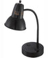 Pagan 1-Light Desk Lamp Matt Blackwith Outlet And Usb Charging