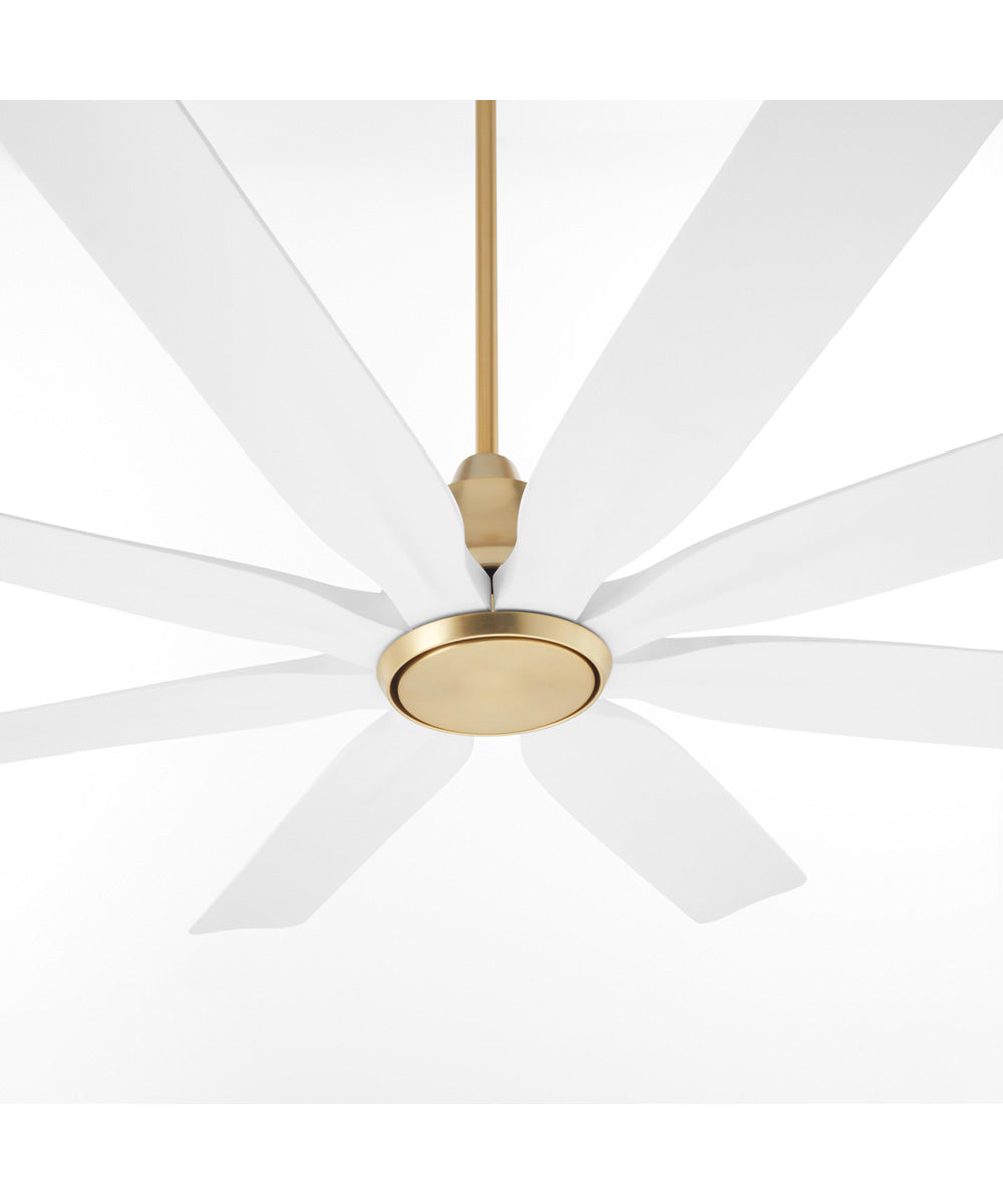 60" Rosales 1-light LED Patio Ceiling Fan Aged Brass