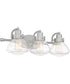 Scholar Large 3-light Bath Light Brushed Nickel