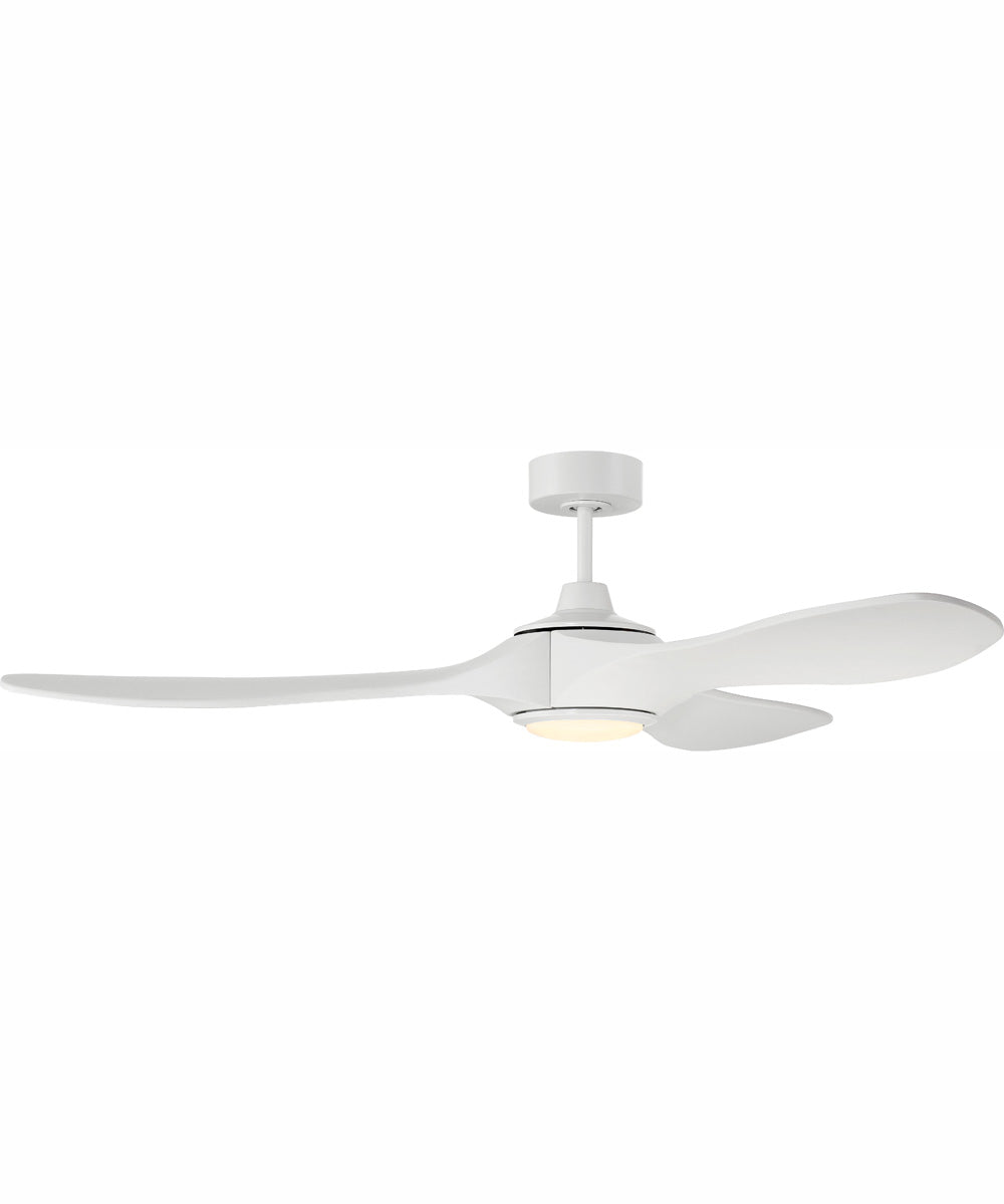 60" Envy 1-Light Indoor/Outdoor Ceiling Fan White