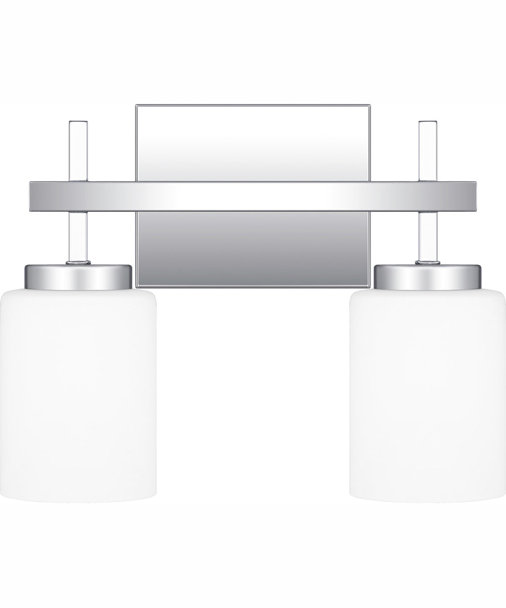 Wilburn Medium 2-light Bath Light Polished Chrome