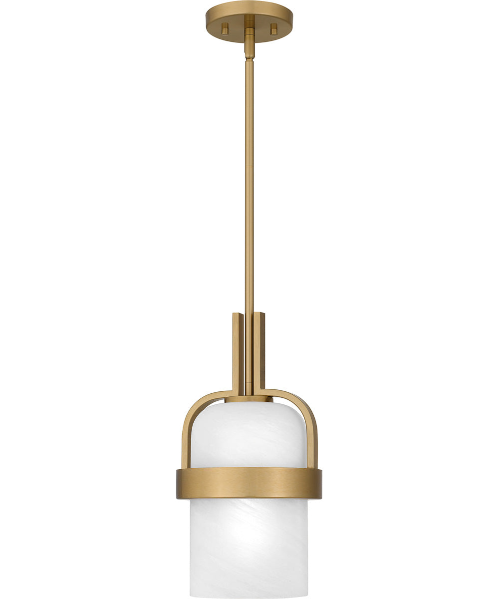 Quoizel Piccolo Pendant Small 1-light Mini Pendant Aged Brass