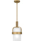 Quoizel Piccolo Pendant Small 1-light Mini Pendant Aged Brass