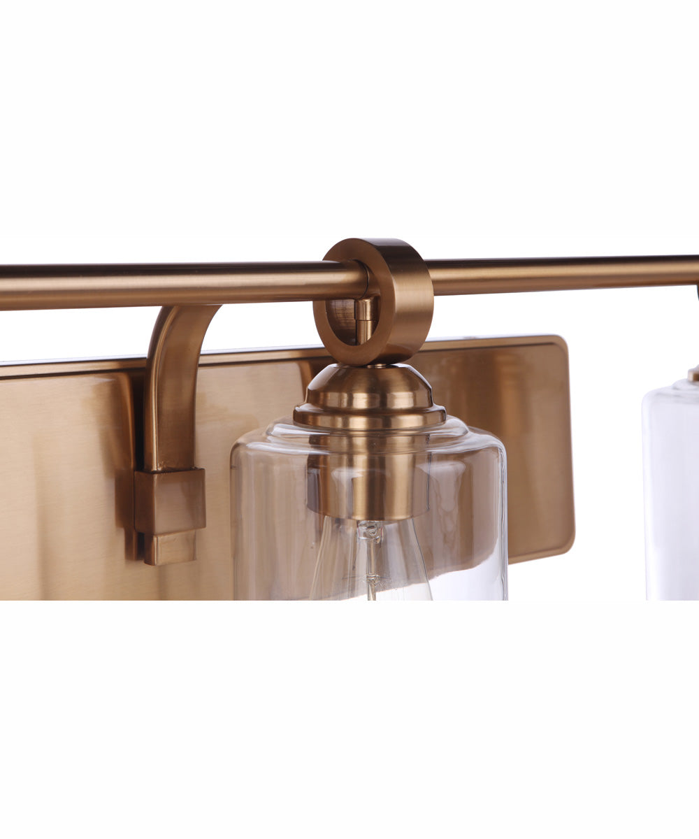 Romero 3-Light Vanity Satin Brass