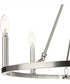 Gilliam 6-Light New Traditional Chandelier Brushed Nickel