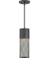 Aria LED-Light Medium Outdoor Hanging Lantern in Black