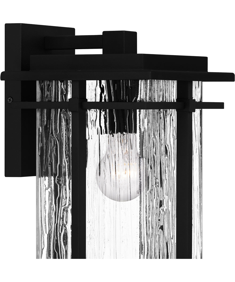 McAlister Large 1-light Outdoor Wall Light  Coastal Armour Aluminum Earth Black