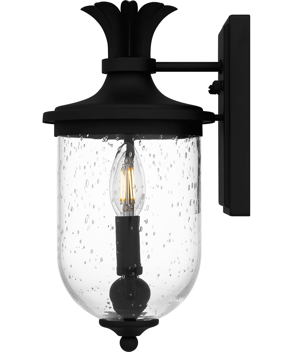 Havana Small 2-light Outdoor Wall Light Earth Black