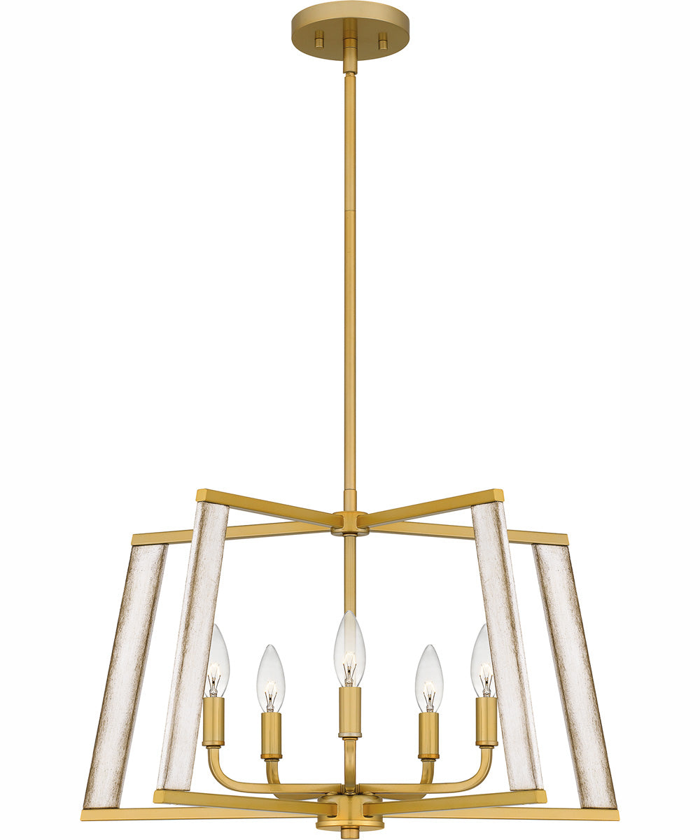 Mayline 5-light Pendant Light Gold