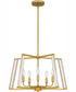 Mayline 5-light Pendant Light Gold