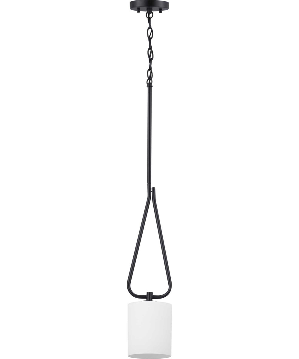 Tobin 1-Light Mini-Pendant Matte Black