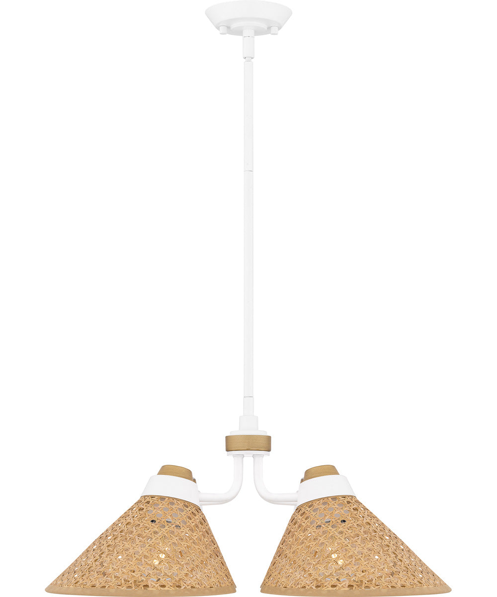 Quoizel Pendant Large 4-light Pendant Matte White