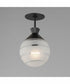 Copacabana Semi-Flush/Pendant Black