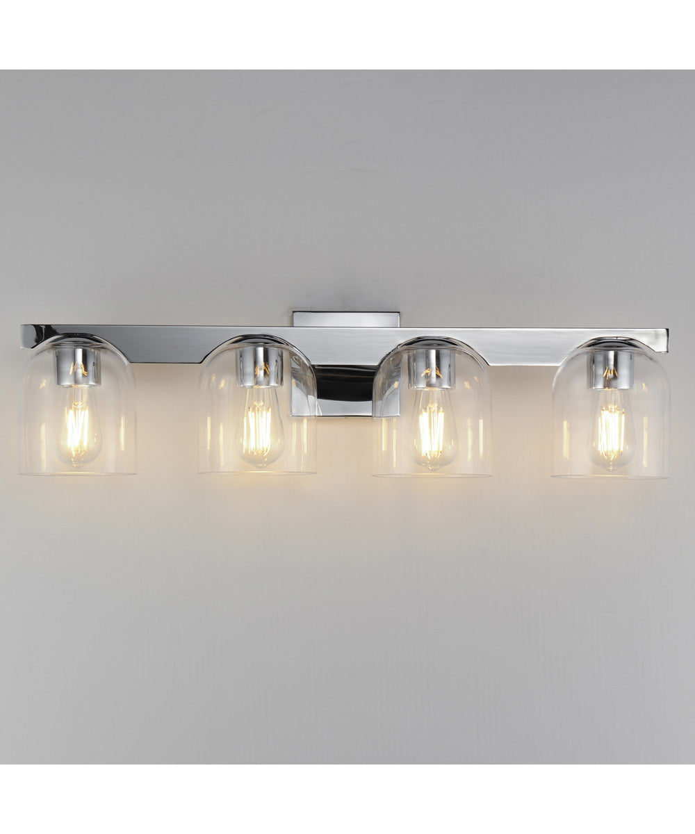 Scoop 4-Light Bath Vanity Polished Chrome