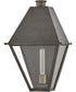 Endsley 1-Light Medium Wall Mount Lantern in Blackened Brass