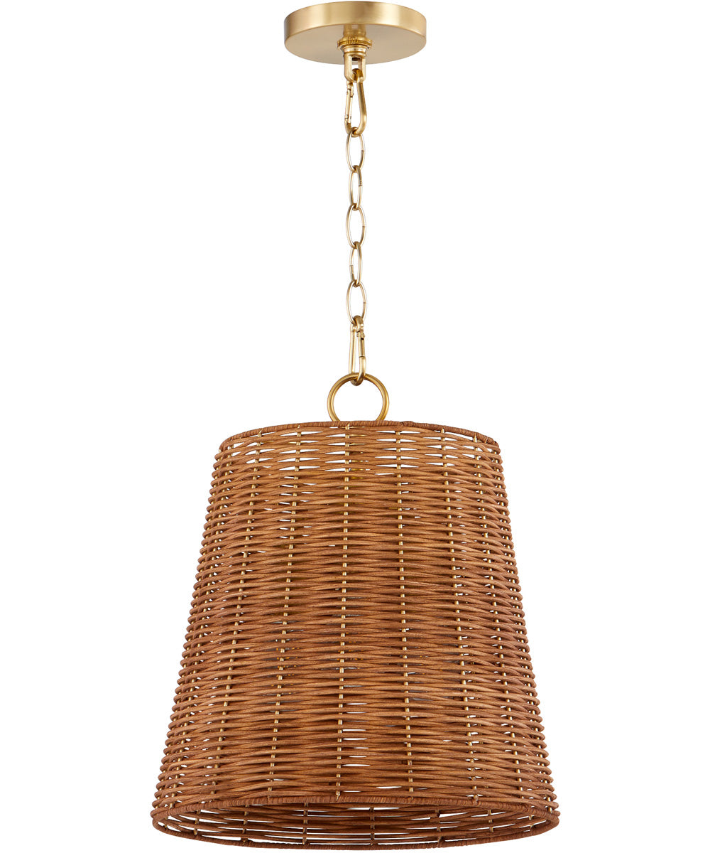 3-light Pendant Aged Brass