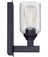 Chicago 1-Light Wall Sconce Flat Black