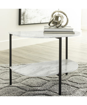 24"H Donnesta Chair Side End Table White