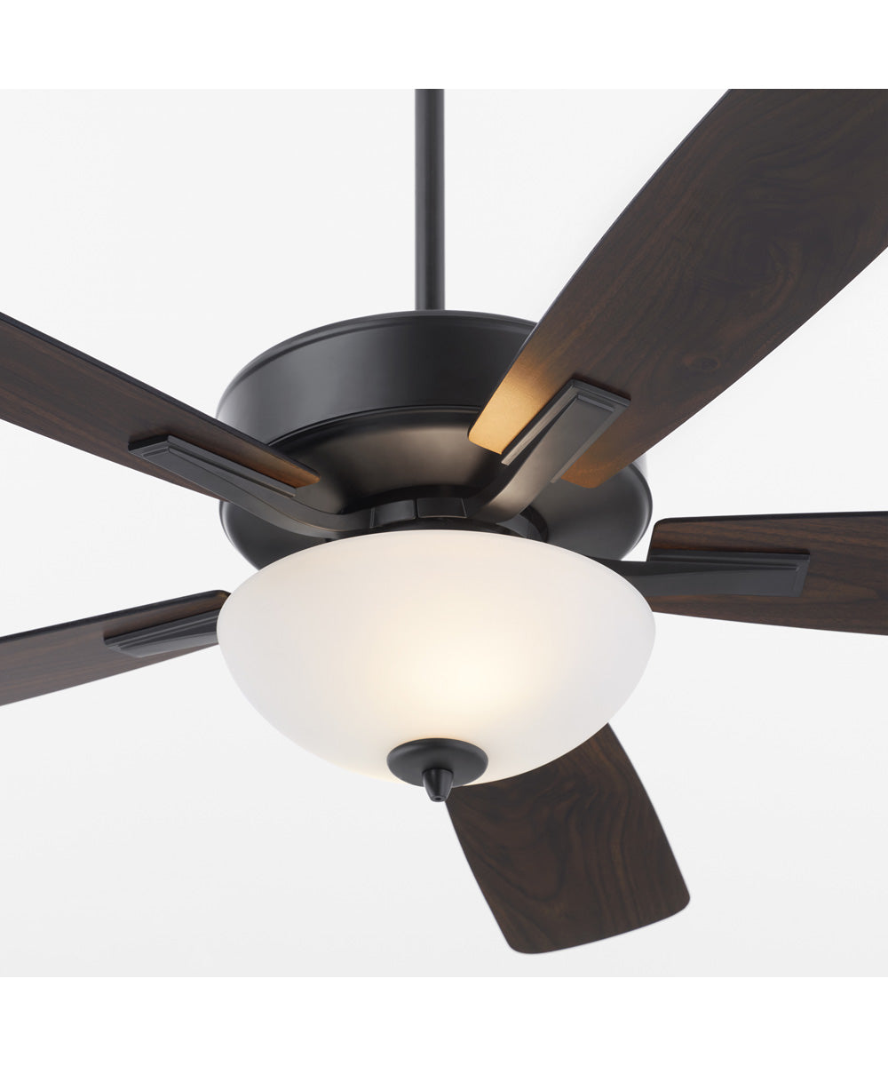 52" Ovation 2-light LED Ceiling Fan Matte Black