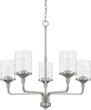Colton 5-Light Chandelier Brushed Nickel