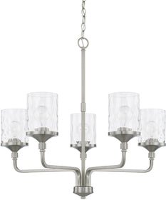 Colton 5-Light Chandelier Brushed Nickel