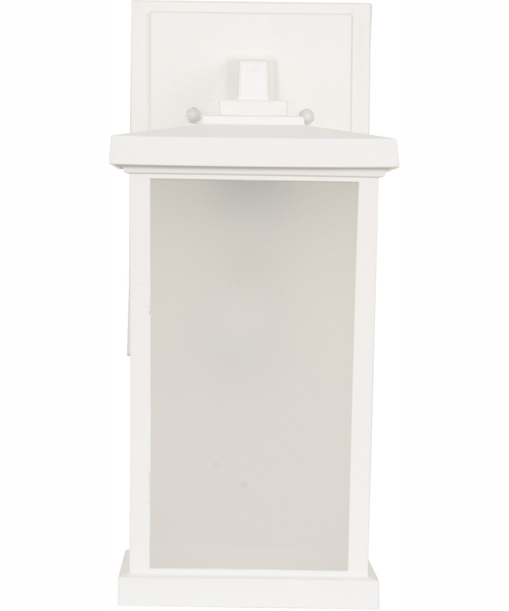 Resilience Lanterns 1-Light Outdoor Wall Lantern Matte White
