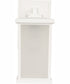 Resilience Lanterns 1-Light Outdoor Wall Lantern Matte White