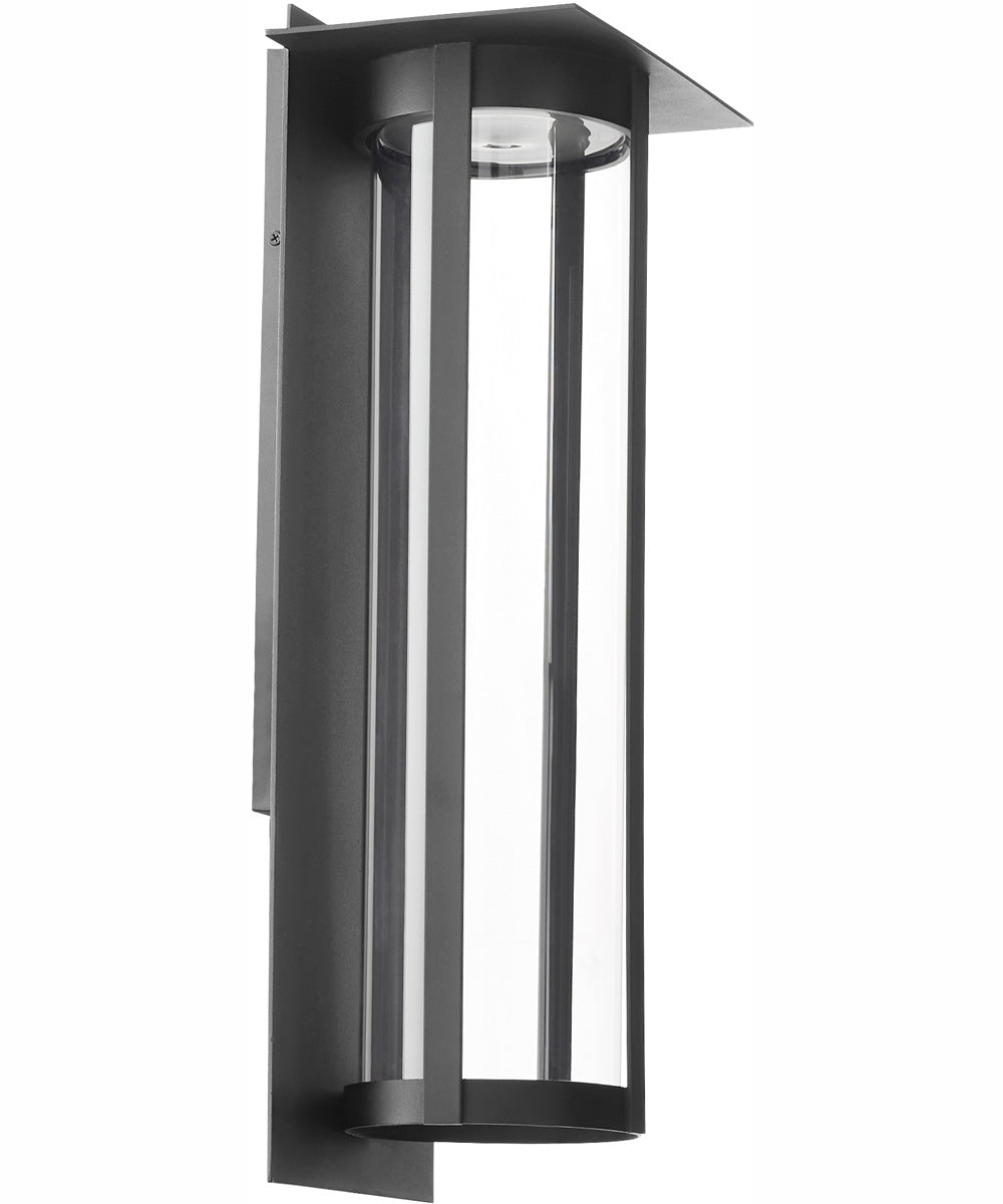 Abram 1-light LED Outdoor Wall Lantern Textured Black