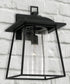 Durham 1-Light Outdoor Wall-Lantern Black