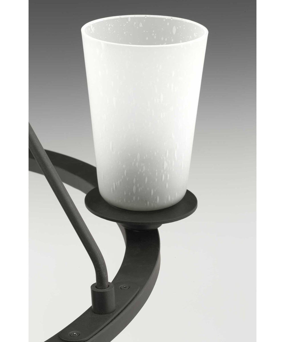 Debut 6-Light Farmhouse Chandelier Light Graphite