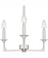 Prescott 3-light Chandelier Brushed Nickel