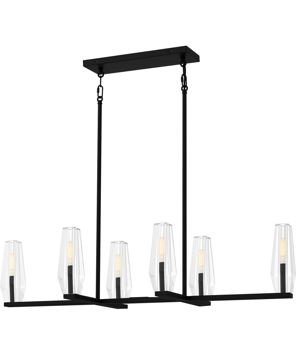 Malamute Medium 6-light Island Light Matte Black