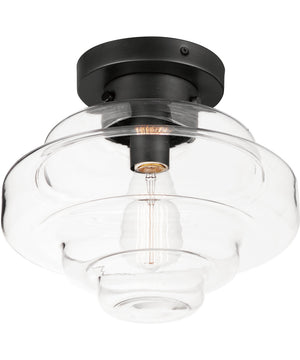 Harbor 1-Light Flush Mount Black