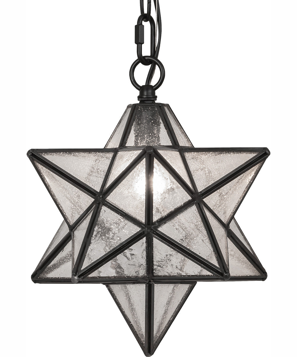 9" Wide Moravian Star Mini Pendant