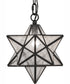9" Wide Moravian Star Mini Pendant