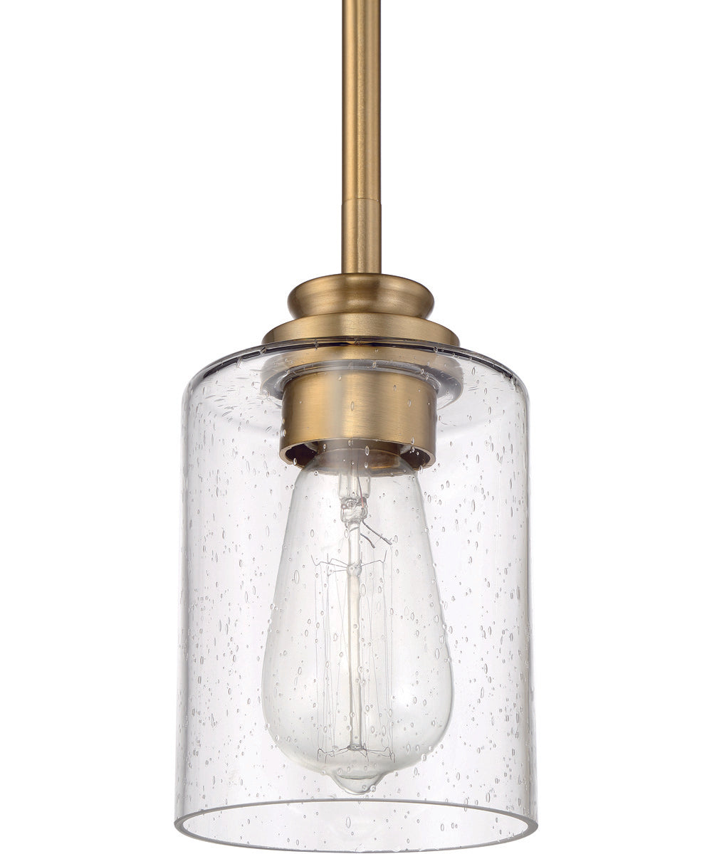 Bolden 1-Light Mini Pendant Satin Brass