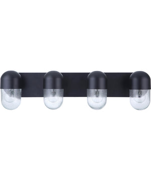 Pill 4-Light Bath Vanity Light Flat Black